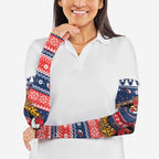 Roosters Xmas Glory Personalised Arm Sleeves Christmas Rugby League Spirit - Aussie Hoodie