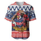 Roosters Xmas Glory Personalised Baseball Jersey Christmas Rugby League Spirit - Aussie Hoodie