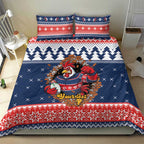 Roosters Xmas Glory Personalised Bedding Set Christmas Rugby League Spirit - Aussie Hoodie