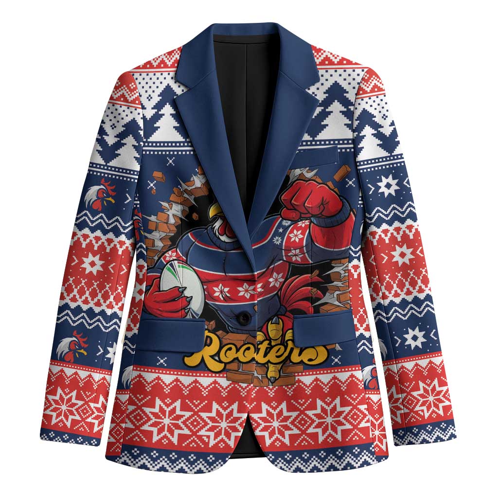 Roosters Xmas Glory Personalised Blazer Christmas Rugby League Spirit - Aussie Hoodie