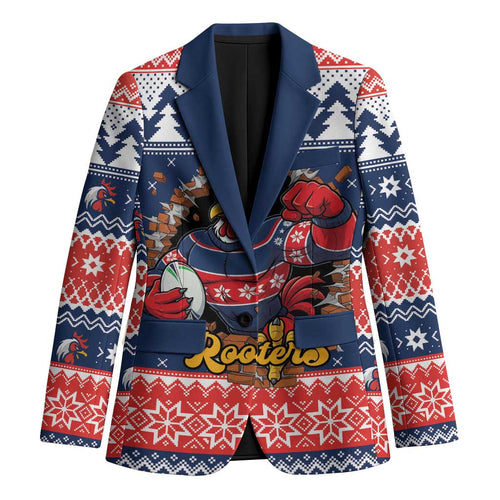 Roosters Xmas Glory Personalised Blazer Christmas Rugby League Spirit - Aussie Hoodie