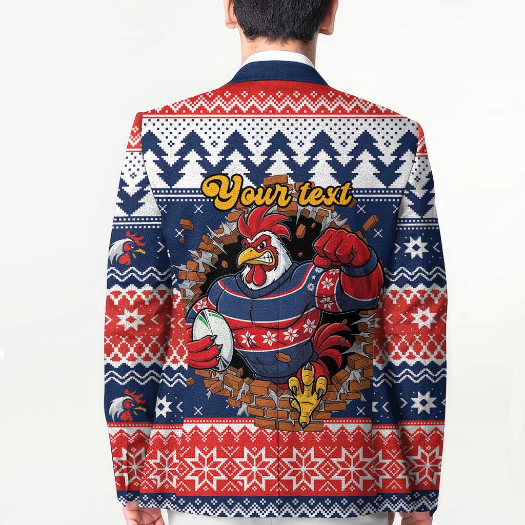 Roosters Xmas Glory Personalised Blazer Christmas Rugby League Spirit - Aussie Hoodie