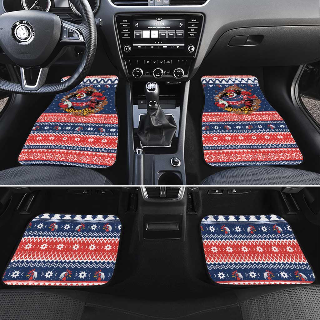 Roosters Xmas Glory Personalised Car Mats Christmas Rugby League Spirit - Aussie Hoodie