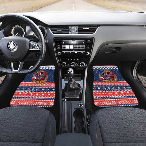 Roosters Xmas Glory Personalised Car Mats Christmas Rugby League Spirit - Aussie Hoodie