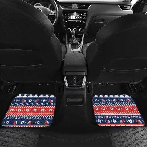 Roosters Xmas Glory Personalised Car Mats Christmas Rugby League Spirit - Aussie Hoodie