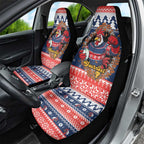 Roosters Xmas Glory Personalised Car Seat Cover Christmas Rugby League Spirit - Aussie Hoodie