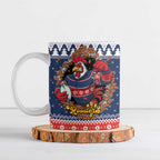 Roosters Xmas Glory Personalised Ceramic Mug Christmas Rugby League Spirit - Aussie Hoodie