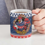 Roosters Xmas Glory Personalised Ceramic Mug Christmas Rugby League Spirit - Aussie Hoodie