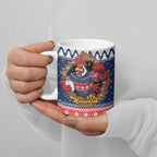 Roosters Xmas Glory Personalised Ceramic Mug Christmas Rugby League Spirit - Aussie Hoodie