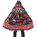 Roosters Xmas Glory Personalised Cloak Christmas Rugby League Spirit - Aussie Hoodie
