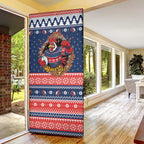 Roosters Xmas Glory Personalised Door Cover Christmas Rugby League Spirit - Aussie Hoodie