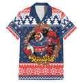 Roosters Xmas Glory Personalised Family Matching Mermaid Dress and Hawaiian Shirt Christmas Rugby League Spirit - Aussie Hoodie