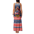 Roosters Xmas Glory Personalised Family Matching Tank Maxi Dress and Hawaiian Shirt Christmas Rugby League Spirit - Aussie Hoodie