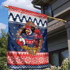 Roosters Xmas Glory Personalised Garden Flag Christmas Rugby League Spirit - Aussie Hoodie