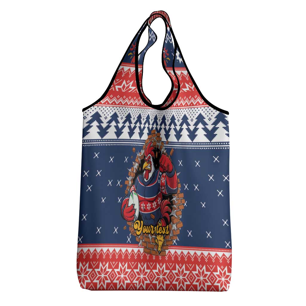 Roosters Xmas Glory Personalised Grocery Bag Christmas Rugby League Spirit - Aussie Hoodie
