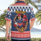 Roosters Xmas Glory Personalised Hawaiian Shirt Christmas Rugby League Spirit - Aussie Hoodie