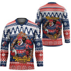 Roosters Xmas Glory Personalised Hockey Jersey Christmas Rugby League Spirit - Aussie Hoodie