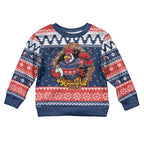 Roosters Xmas Glory Personalised Kid Ugly Christmas Sweater Christmas Rugby League Spirit - Aussie Hoodie