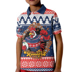 Roosters Xmas Glory Personalised Kid Polo Shirt Christmas Rugby League Spirit - Aussie Hoodie