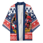 Roosters Xmas Glory Personalised Kimono Christmas Rugby League Spirit - Aussie Hoodie