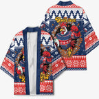 Roosters Xmas Glory Personalised Kimono Christmas Rugby League Spirit - Aussie Hoodie