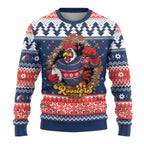 Roosters Xmas Glory Personalised Ugly Christmas Sweater Christmas Rugby League Spirit - Aussie Hoodie