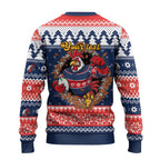 Roosters Xmas Glory Personalised Ugly Christmas Sweater Christmas Rugby League Spirit - Aussie Hoodie