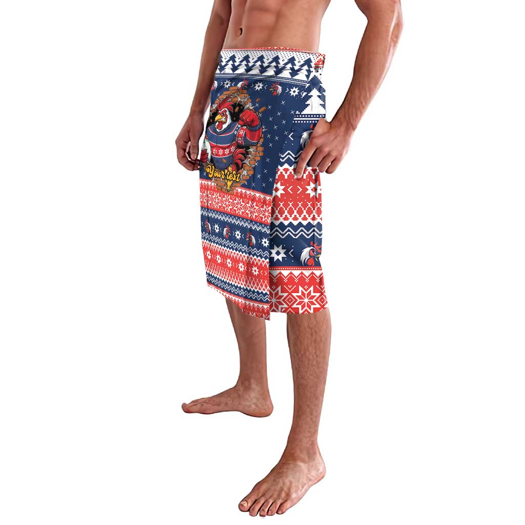 Roosters Xmas Glory Personalised Lavalava Christmas Rugby League Spirit - Aussie Hoodie