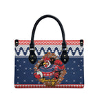 Roosters Xmas Glory Personalised Leather Bag Christmas Rugby League Spirit - Aussie Hoodie