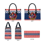 Roosters Xmas Glory Personalised Leather Bag Christmas Rugby League Spirit - Aussie Hoodie