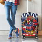 Roosters Xmas Glory Personalised Luggage Cover Christmas Rugby League Spirit - Aussie Hoodie