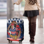 Roosters Xmas Glory Personalised Luggage Cover Christmas Rugby League Spirit - Aussie Hoodie