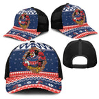 Roosters Xmas Glory Mesh Trucker Cap Christmas Rugby League Spirit - Aussie Hoodie