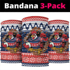 Roosters Xmas Glory Personalised Neck Gaiter Christmas Rugby League Spirit - Aussie Hoodie