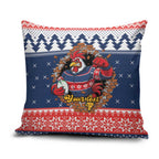 Roosters Xmas Glory Personalised Pillow Cover Christmas Rugby League Spirit - Aussie Hoodie