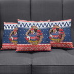 Roosters Xmas Glory Personalised Pillow Cover Christmas Rugby League Spirit - Aussie Hoodie