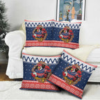 Roosters Xmas Glory Personalised Pillow Cover Christmas Rugby League Spirit - Aussie Hoodie