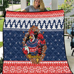Roosters Xmas Glory Personalised Quilt Christmas Rugby League Spirit - Aussie Hoodie