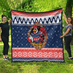 Roosters Xmas Glory Personalised Quilt Christmas Rugby League Spirit - Aussie Hoodie