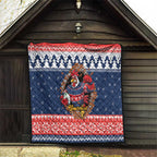 Roosters Xmas Glory Personalised Quilt Christmas Rugby League Spirit - Aussie Hoodie