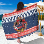 Roosters Xmas Glory Personalised Sarong Christmas Rugby League Spirit - Aussie Hoodie