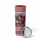 Roosters Xmas Glory Personalised Skinny Tumbler Christmas Rugby League Spirit - Aussie Hoodie