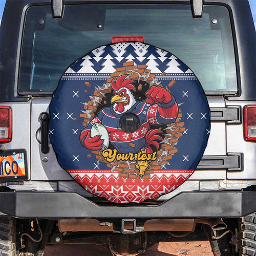 Roosters Xmas Glory Personalised Spare Tire Cover Christmas Rugby League Spirit - Aussie Hoodie