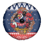 Roosters Xmas Glory Personalised Spare Tire Cover Christmas Rugby League Spirit - Aussie Hoodie