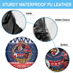 Roosters Xmas Glory Personalised Spare Tire Cover Christmas Rugby League Spirit - Aussie Hoodie