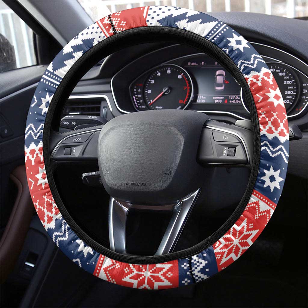 Roosters Xmas Glory Steering Wheel Cover Christmas Rugby League Spirit - Aussie Hoodie