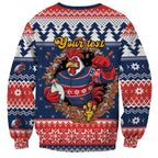 Roosters Xmas Glory Personalised Sweatshirt Christmas Rugby League Spirit - Aussie Hoodie