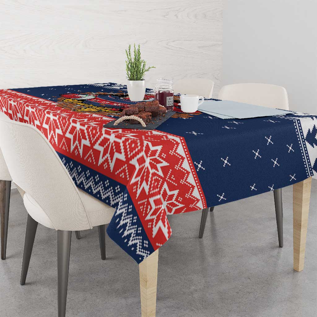 Roosters Xmas Glory Personalised Tablecloth Christmas Rugby League Spirit - Aussie Hoodie