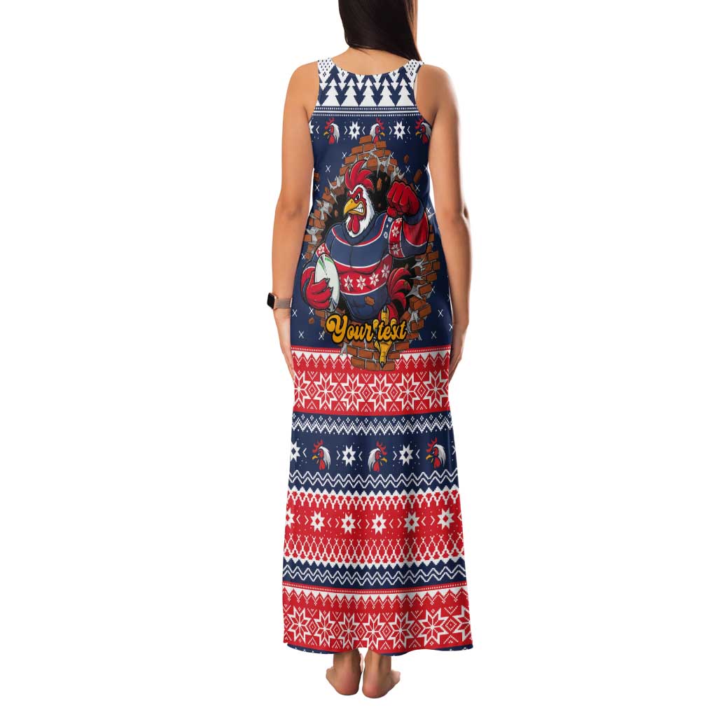 Roosters Xmas Glory Personalised Tank Maxi Dress Christmas Rugby League Spirit - Aussie Hoodie