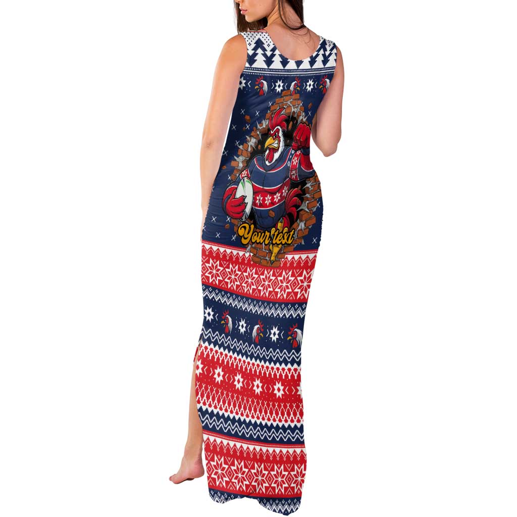 Roosters Xmas Glory Personalised Tank Maxi Dress Christmas Rugby League Spirit - Aussie Hoodie